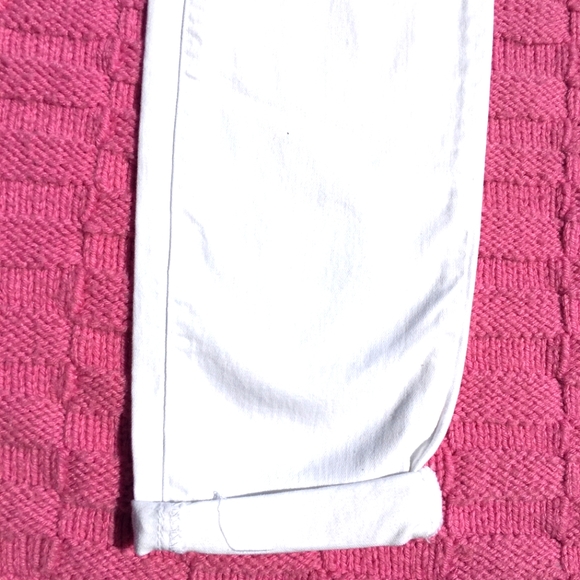 Angel Kiss Skinny Mid Rise White Rose Jeans Sz 11 - Picture 7 of 15